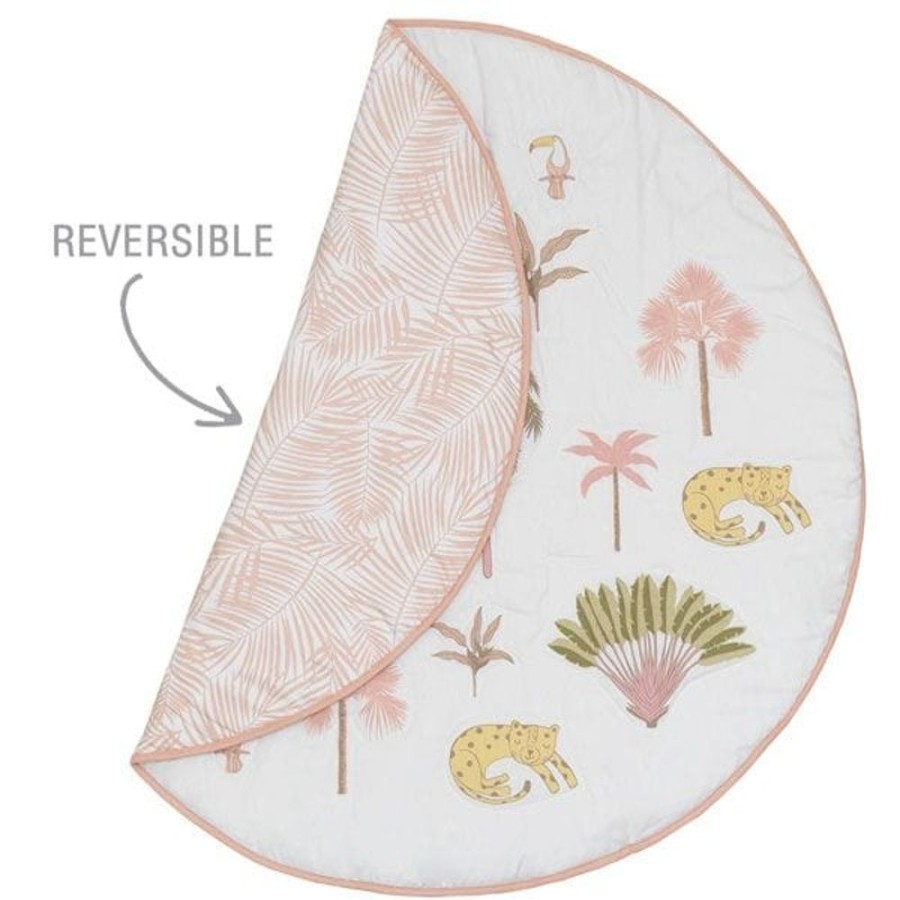 Shop Other Categories Lolli Living Decor Accessories | Living Textiles Round Play Mat With Milestone Card Tropical