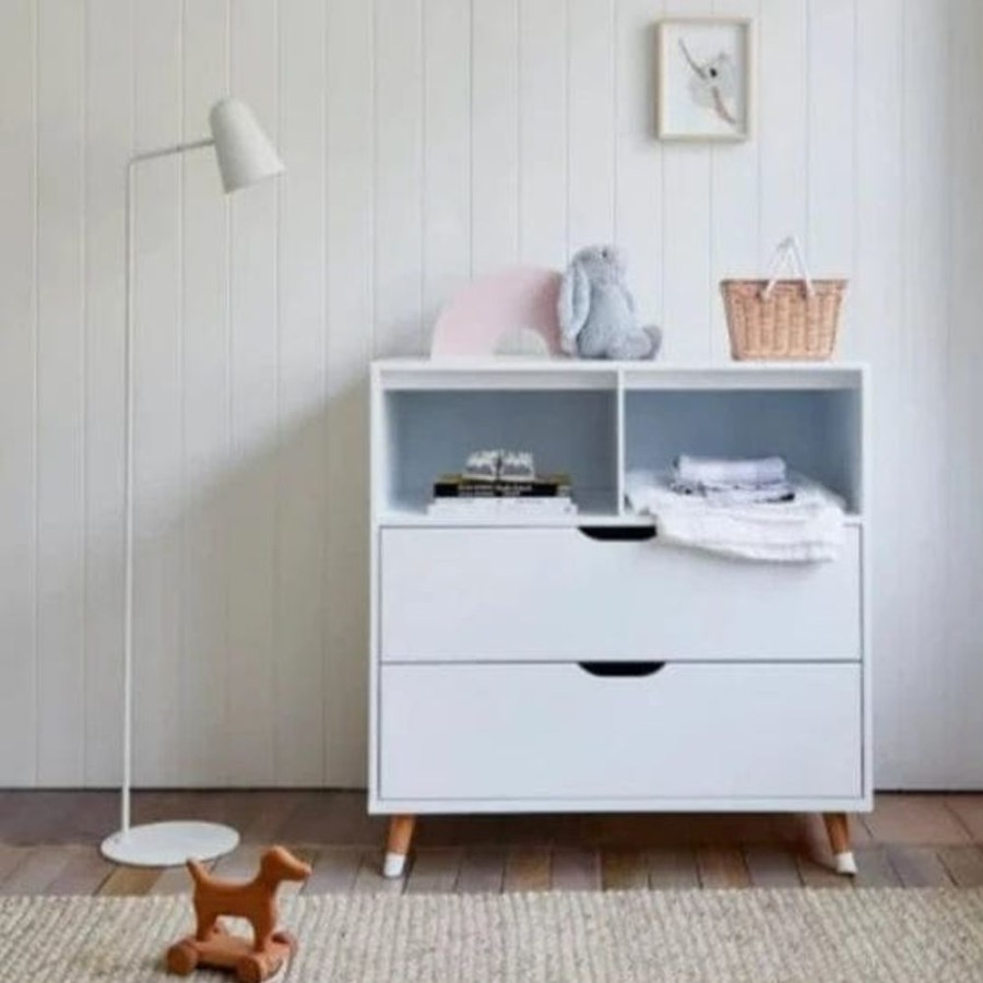 Nursery Furniture Bebe Care | Bebe Care Zuri Chest Of Drawers Natural White