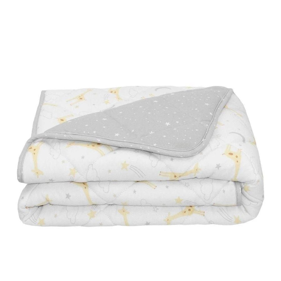 Shop Other Categories Living Textiles Bassinet & Cot Blankets | Living Textiles Jersey Cot Comforter - Noah Noah/Stars