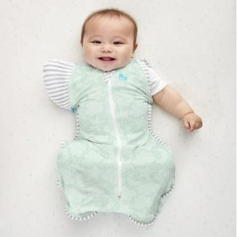 Shop Other Categories Love To Dream Swaddles & Baby Wraps | Love To Dream Swaddle Up Transition Bag Organic 1.0 Tog Large Celestial Mint