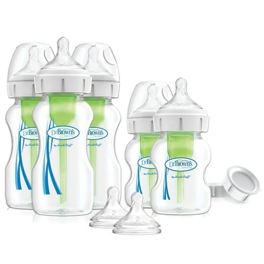 Shop Other Categories Dr Browns Newborn Feeding | Dr Browns Options+ Newborn Feeding Set Wide Neck