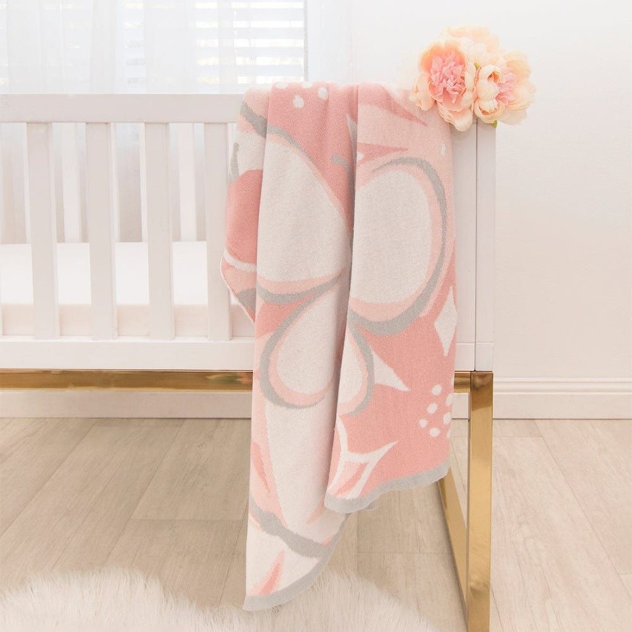 Shop Other Categories Lolli Living Bassinet & Cot Blankets | Living Textiles Pram Knitted Blanket Meadow