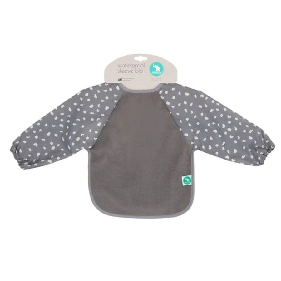 Shop Other Categories All4Ella Feeding Accessories | All4Ella Long Sleeve Bib Grey