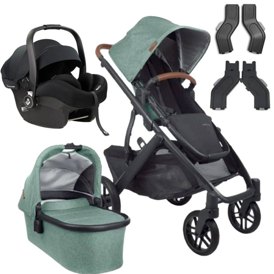 Prams & Strollers Uppababy | Uppababy Vista V2 Pram ( ) Maxi Cosi Mico 12Lx Travel System Gwen