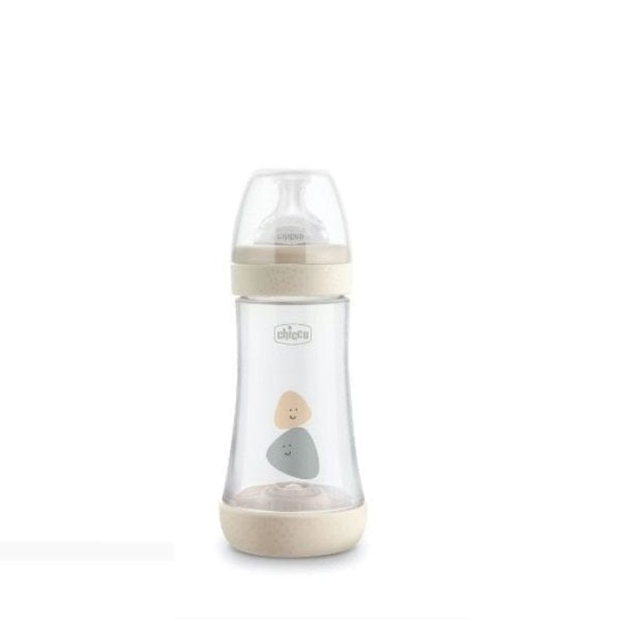 Shop Other Categories Chicco Newborn Feeding | Chicco Perfect5 Bottle Medium Flow 240Ml 2M+ Natural