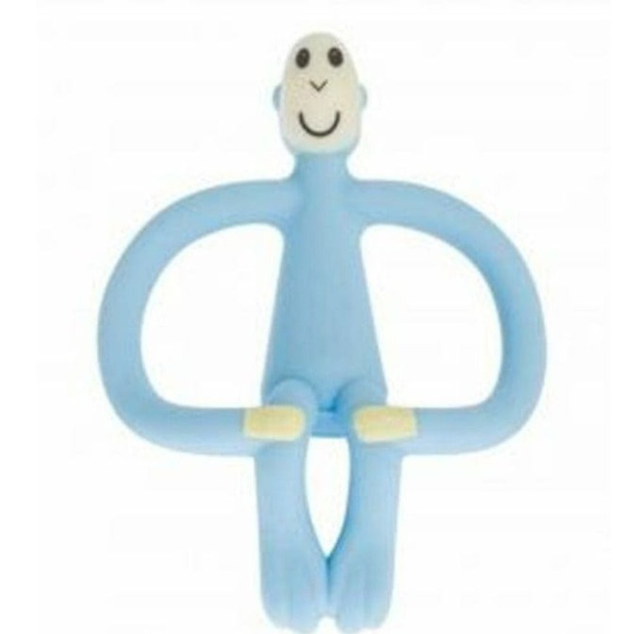 Shop Other Categories Matchstick MonBest Baby Teethers | Matchstick Monkey Teething Toy And Gel Applicator Baby Blue