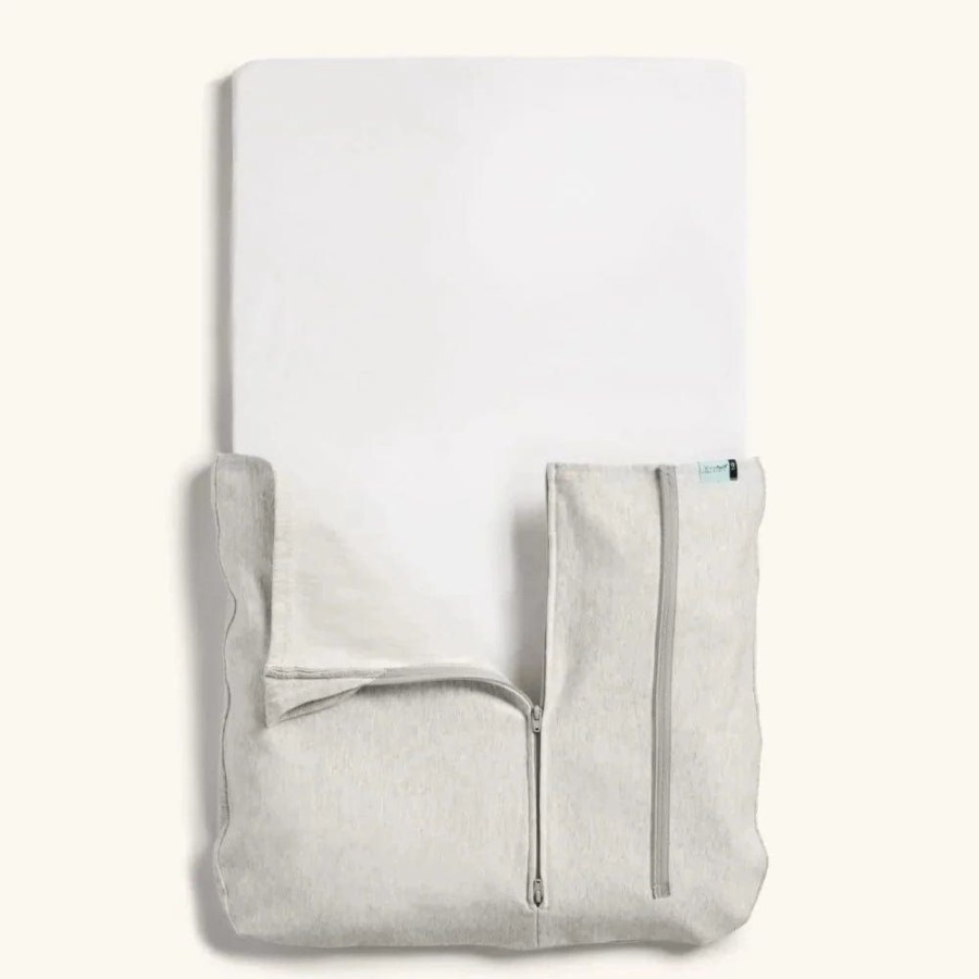 Shop Other Categories ErgoPouch Swaddles & Baby Wraps | Ergopouch Cot Tuck Sheet Grey Marle