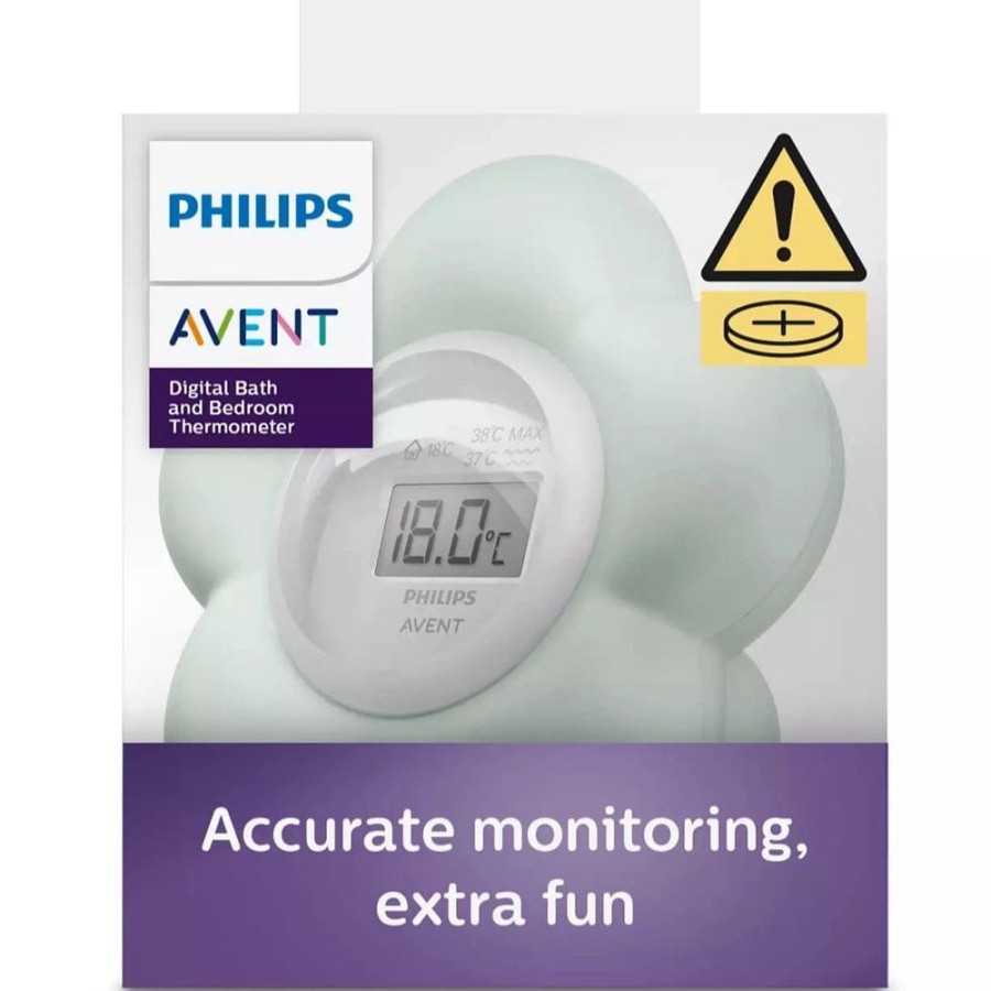 Shop Other Categories Avent Bath And Aids | Philips Avent Digital Bath & Bedroom Thermometer Green