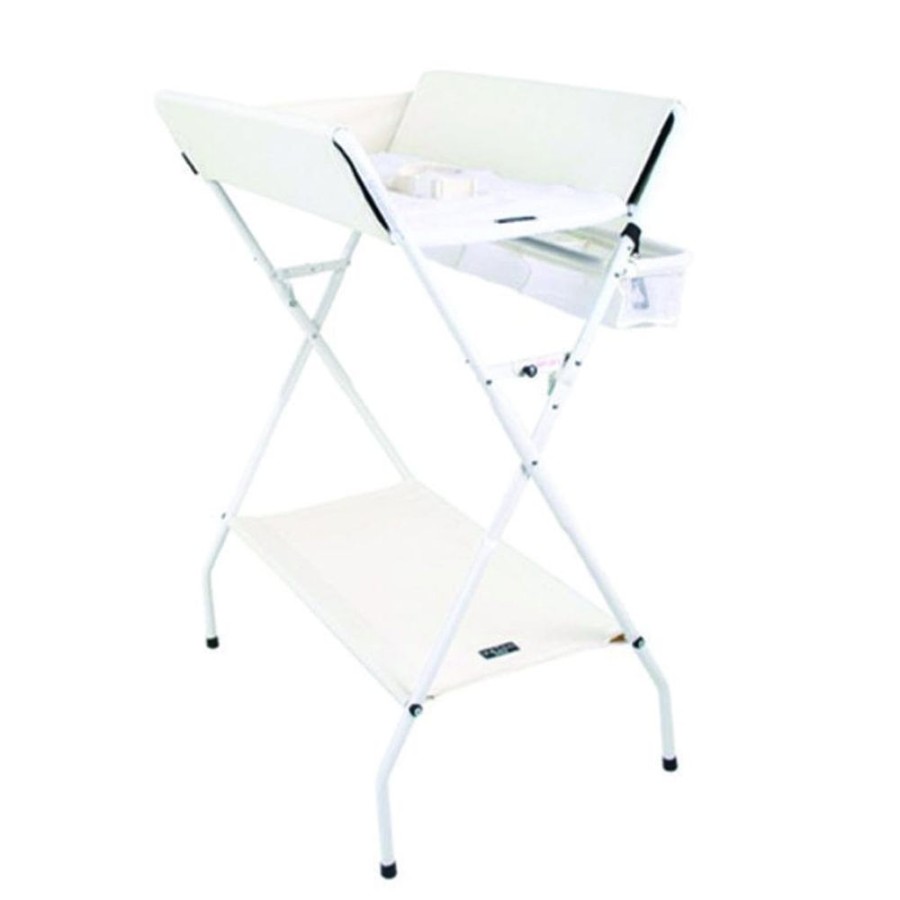 Nursery Furniture Valco Baby | Valco Baby Pax Plus Change Table Leatherette Ivory