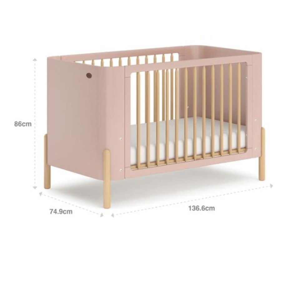 Nursery Furniture Boori | Boori Nova Cot Cherry Beech Cherry/Beech