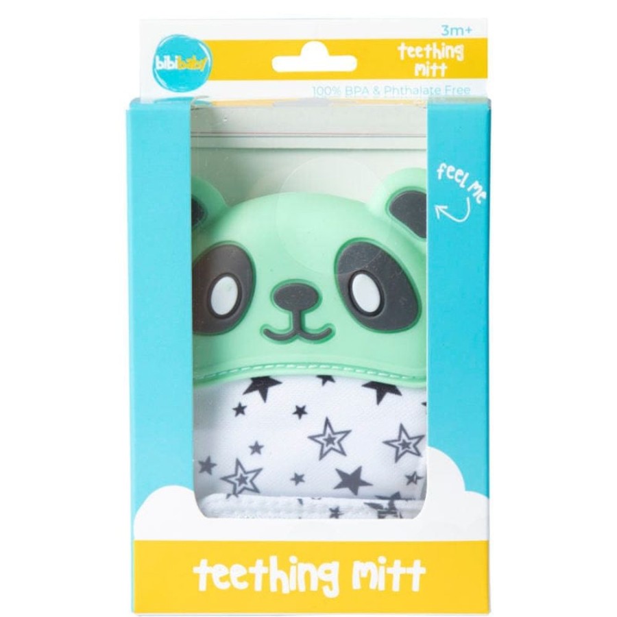 Shop Other Categories BibiPals Baby Teethers | Bibibaby Bibimit Teething Mitt 3M+ Mint Panda