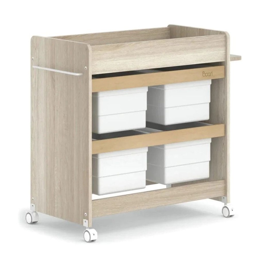 Nursery Furniture Boori | Boori Natty Storage Changer Oak And Almond