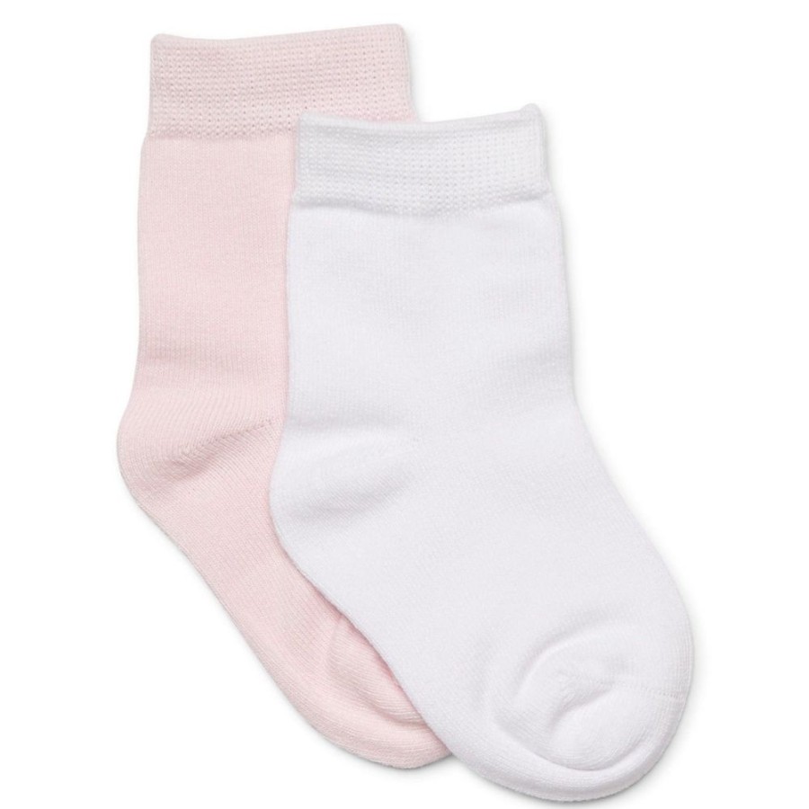 Shop Other Categories Marquise Baby Clothing & Gifts | Marquise 2 Pack Knitted Socks 0-6 Months /Pink White