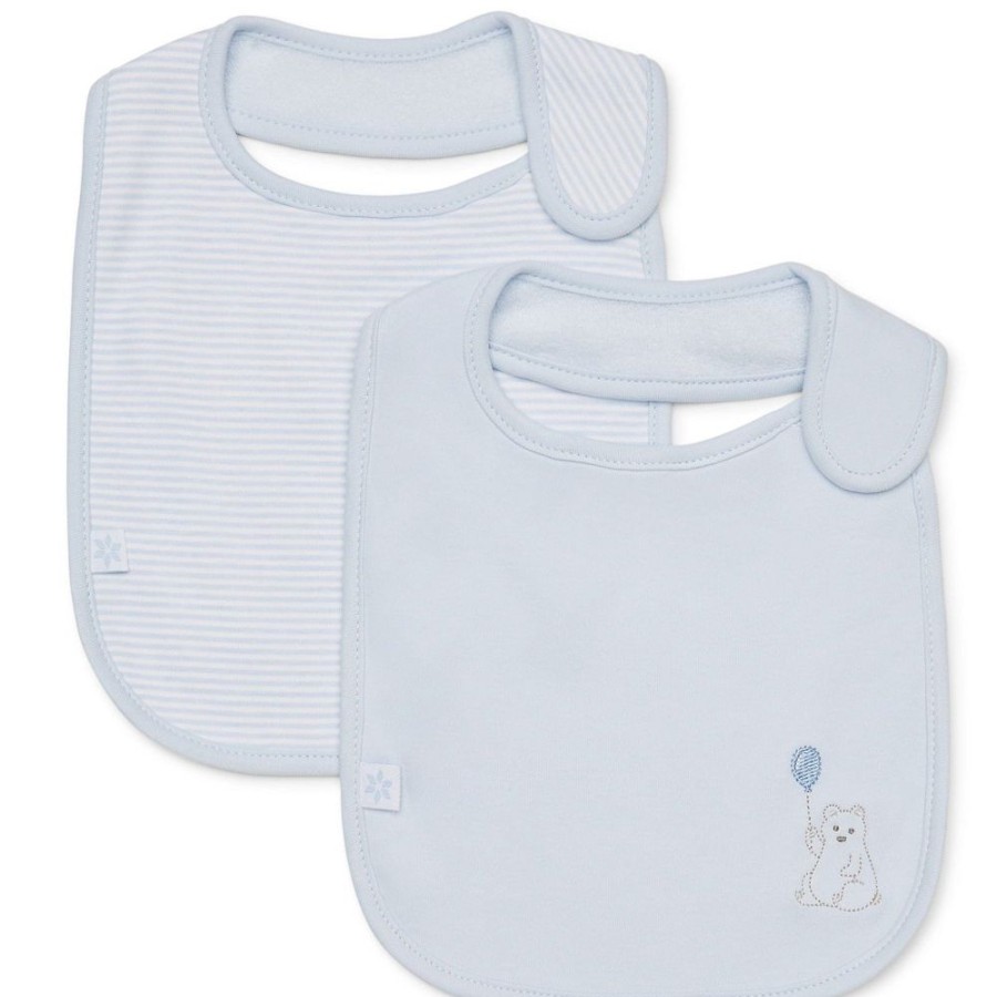 Shop Other Categories Marquise Baby Clothing & Gifts | Marquise 2 Pack Bibs Bear Blue