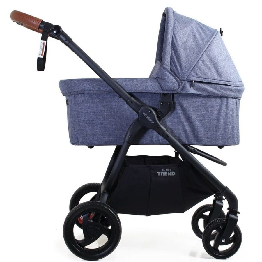 Prams & Strollers Valco Baby Pram Bassinet & Carrycots | Valco Baby Trend/Trend Ultra Bassinet Grey Marle