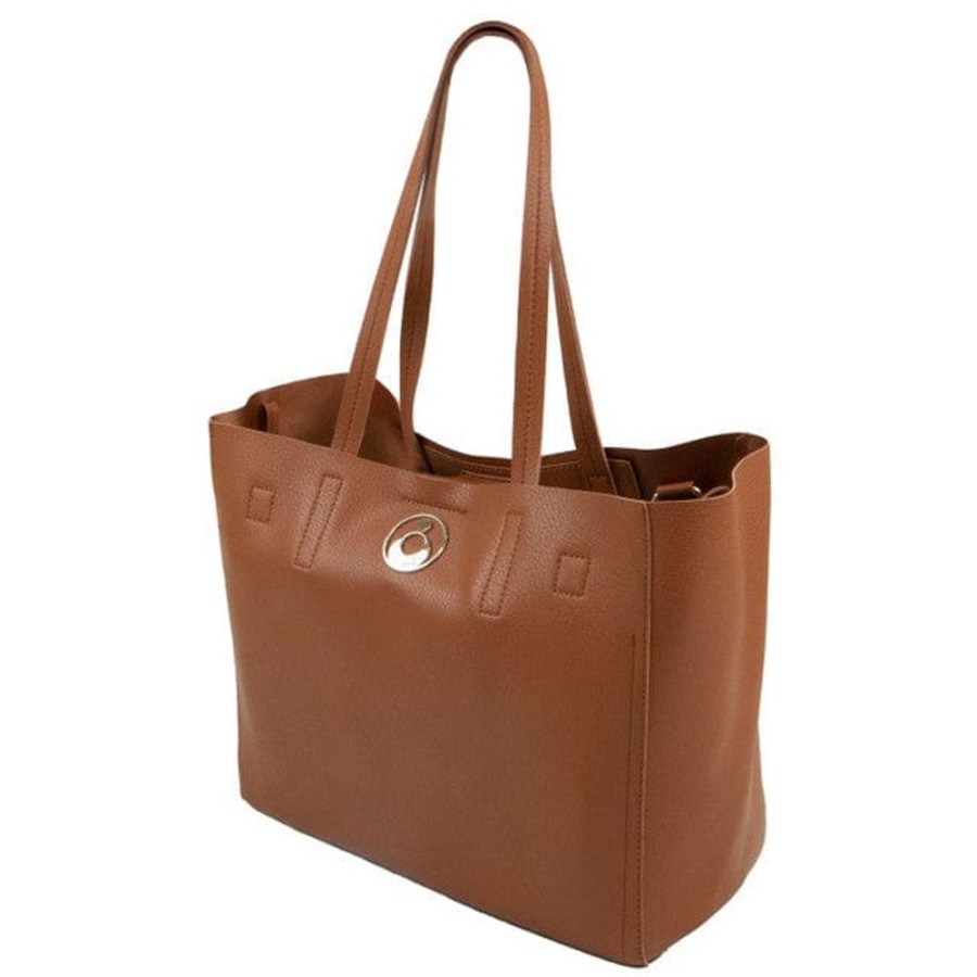 Shop Other Categories Isoki Nappy Bags | Isoki Avoca Everyday Tote Tan