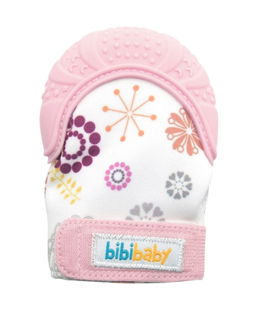 Shop Other Categories BibiPals Baby Teethers | Bibibaby Bibimit Teething Mitt 3M+ Pink