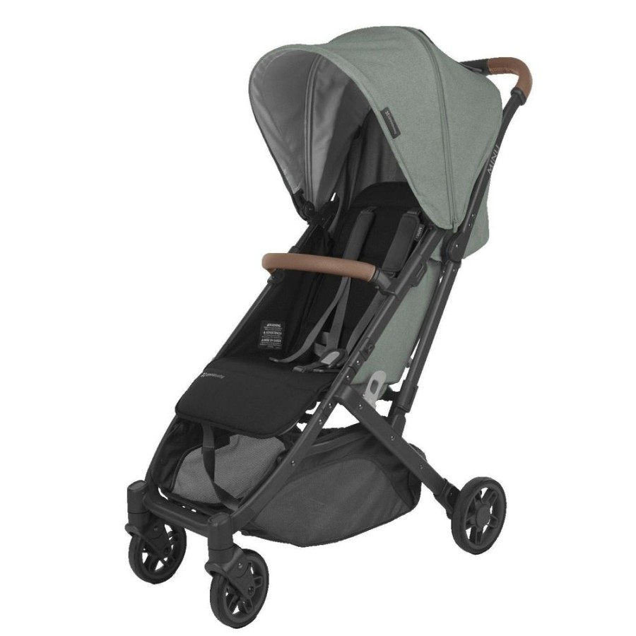 Prams & Strollers Uppababy | Uppababy Minu V2 Travel Stroller Green Melange ( ) - Pre Order Late March Gwen