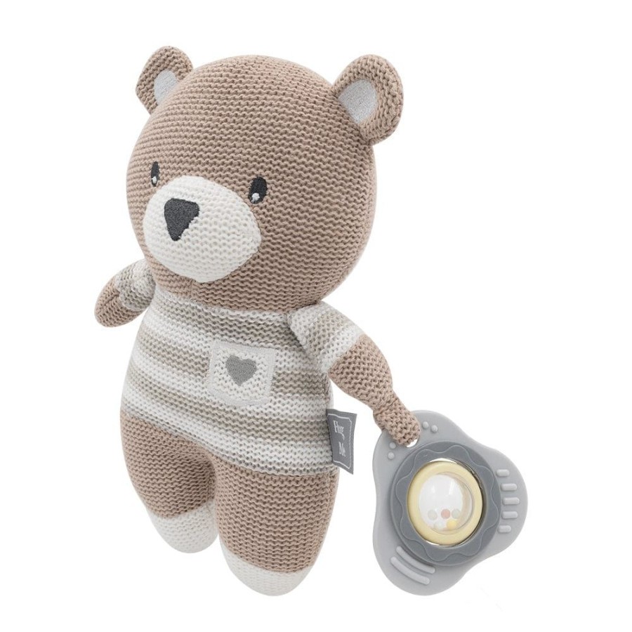 Prams & Strollers Lolli Living Pram & Stroller Toys | Living Textiles Activity Huggable Toy - Knitted Bear