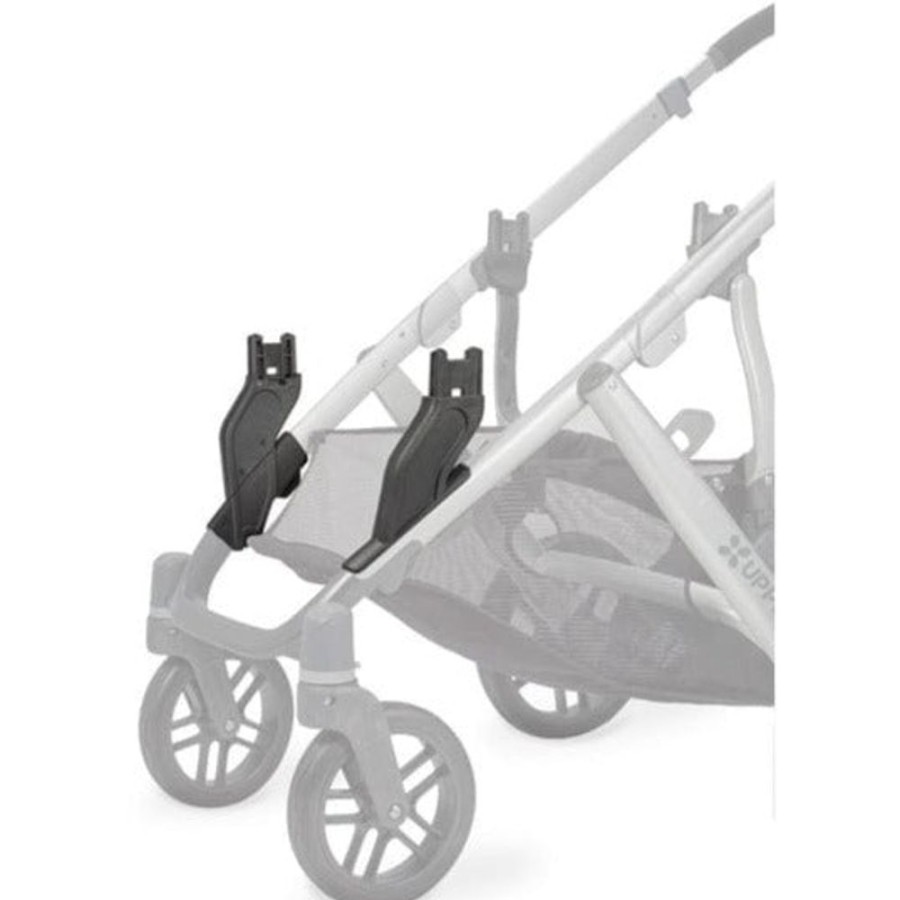 Prams & Strollers Uppababy Pram Bassinet & Carrycots | Uppababy Vista Lower Adapter For Double Configuration 2 Pack