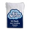 Shop Other Categories Big Softies Baby Nappies | Big Softies Terry Towelling Nappies 12 Pack White