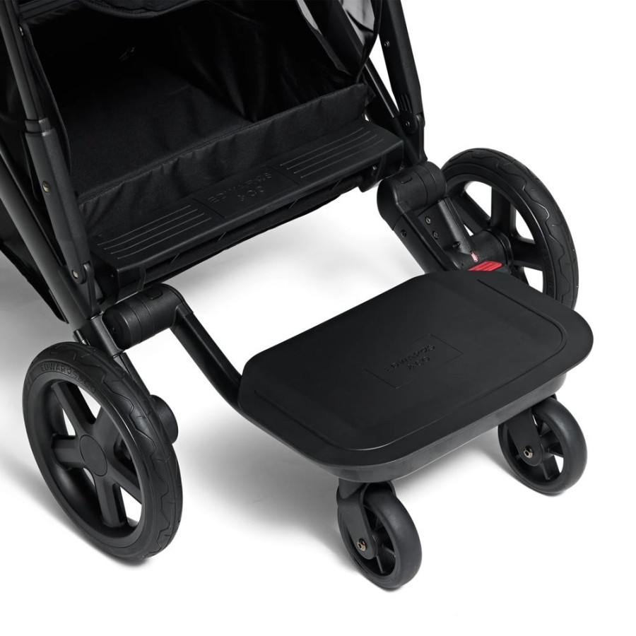 Prams & Strollers Edwards and Co | Edwards & Co Oscar M2 Pram ( ) + Bassinet With Free Stroller Board Valued At $199 Slate Grey