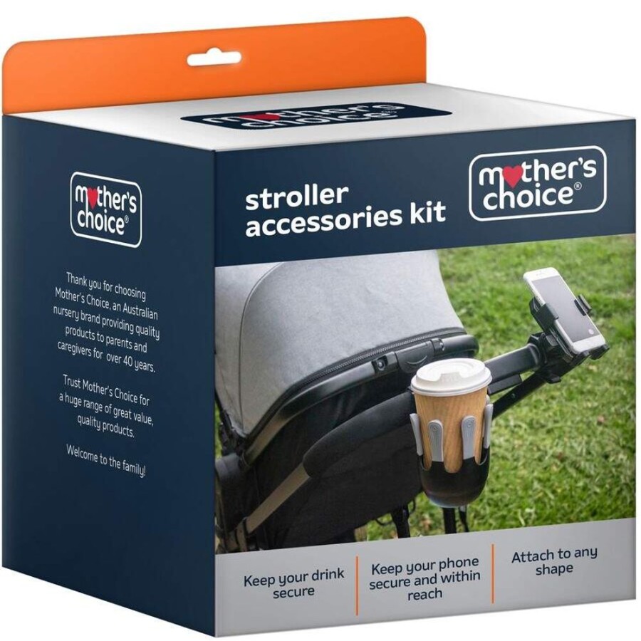 Prams & Strollers Mothers Choice Pram Cup Holder & Storage | Mothers Choice Stroller Accessories Kit