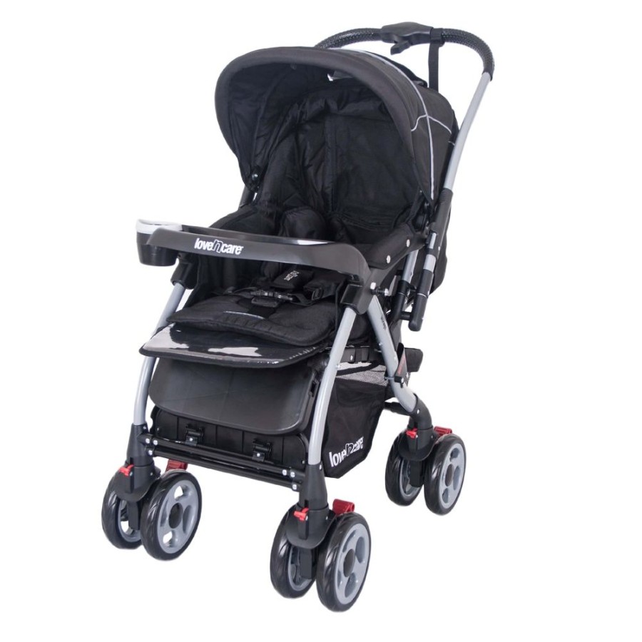 Prams & Strollers Love N Care | Love N Care Mirage Stroller Nero