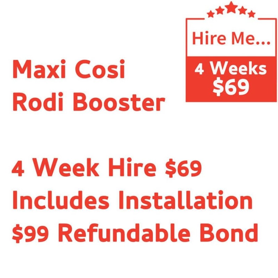 Shop Other Categories Baby Mode Melbourne Superstore Car Seat Hire | Maxi Cosi Rodi Booster 4 Week Hire Includes Installation & $99 Refundable Bond