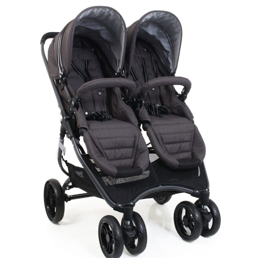 Prams & Strollers Valco Baby | Valco Baby Snap Ultra Duo Pre Order Mid February Charcoal