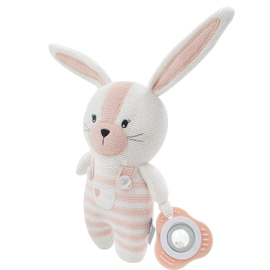 Prams & Strollers Lolli Living Pram & Stroller Toys | Living Textiles Activity Huggable Toy - Knitted Bunny