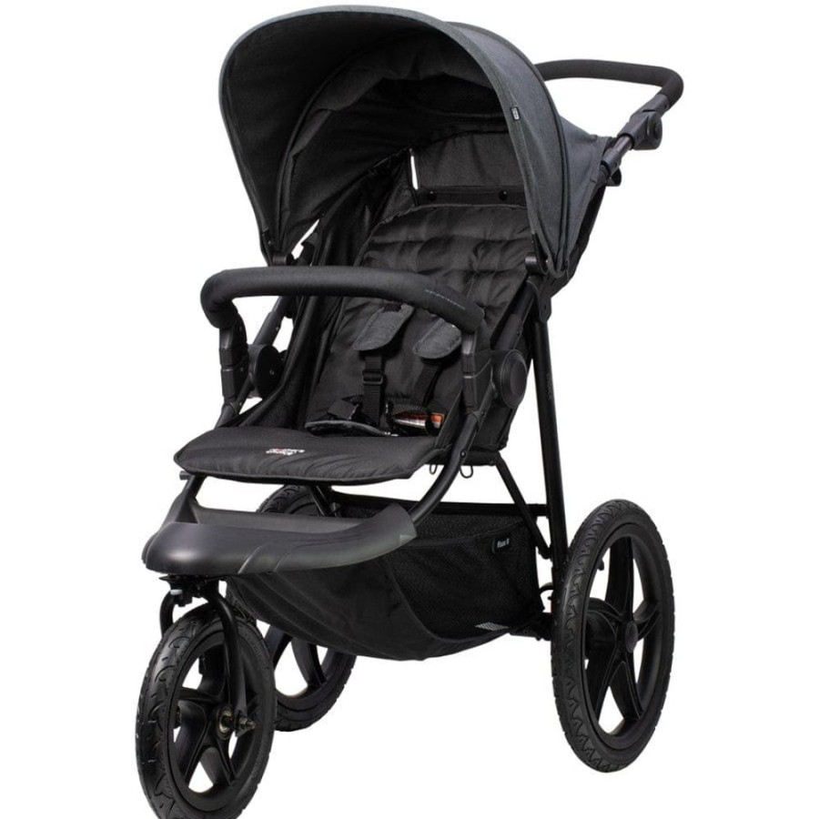 Prams & Strollers Mothers Choice | Mothers Choice Flux Ii Layback 3 Wheel Stroller Pre Order Late February Charcoal