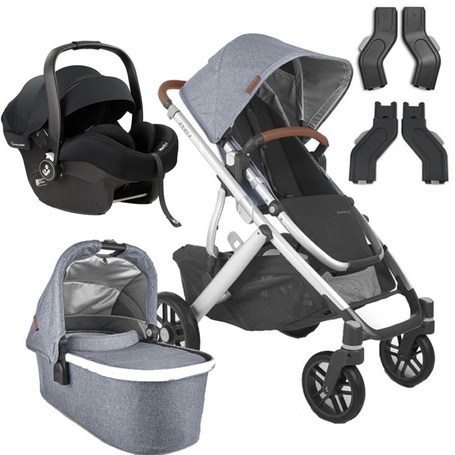 Prams & Strollers Uppababy | Uppababy Vista V2 Pram ( ) Maxi Cosi Mico 12Lx Travel System (Liam) Gregory