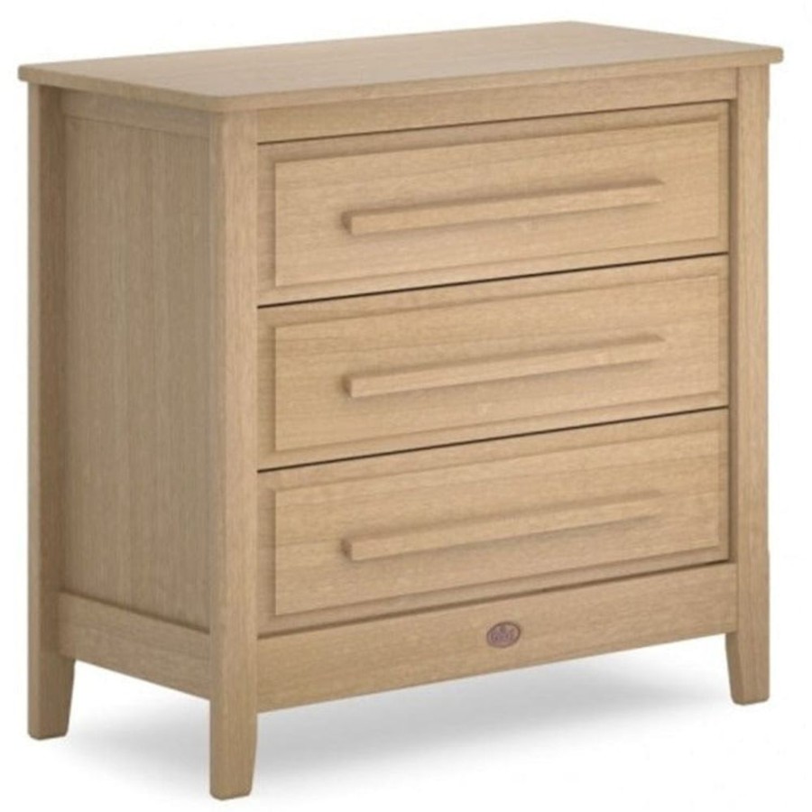 Nursery Furniture Boori | Boori Linear 3 Drawer Chest Smart Assembly Almond