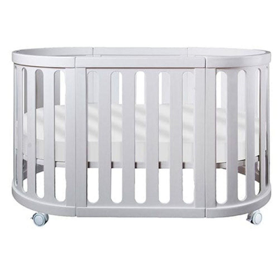 Nursery Furniture Cocoon Oval Baby Cots | Cocoon Nest Cot White