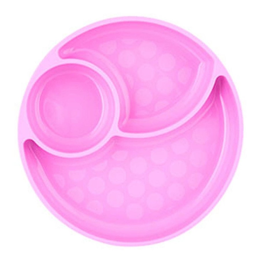 Shop Other Categories Chicco Feeding Accessories | Chicco Silicone Divided Plate 12M+ Pink