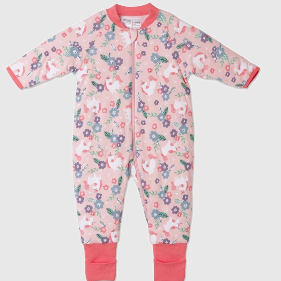 Shop Other Categories Snugtime Baby Clothing & Gifts | Snugtime Lined Footless Padded Blanket Sleeper 0 - Pink 2.5 Tog Floral