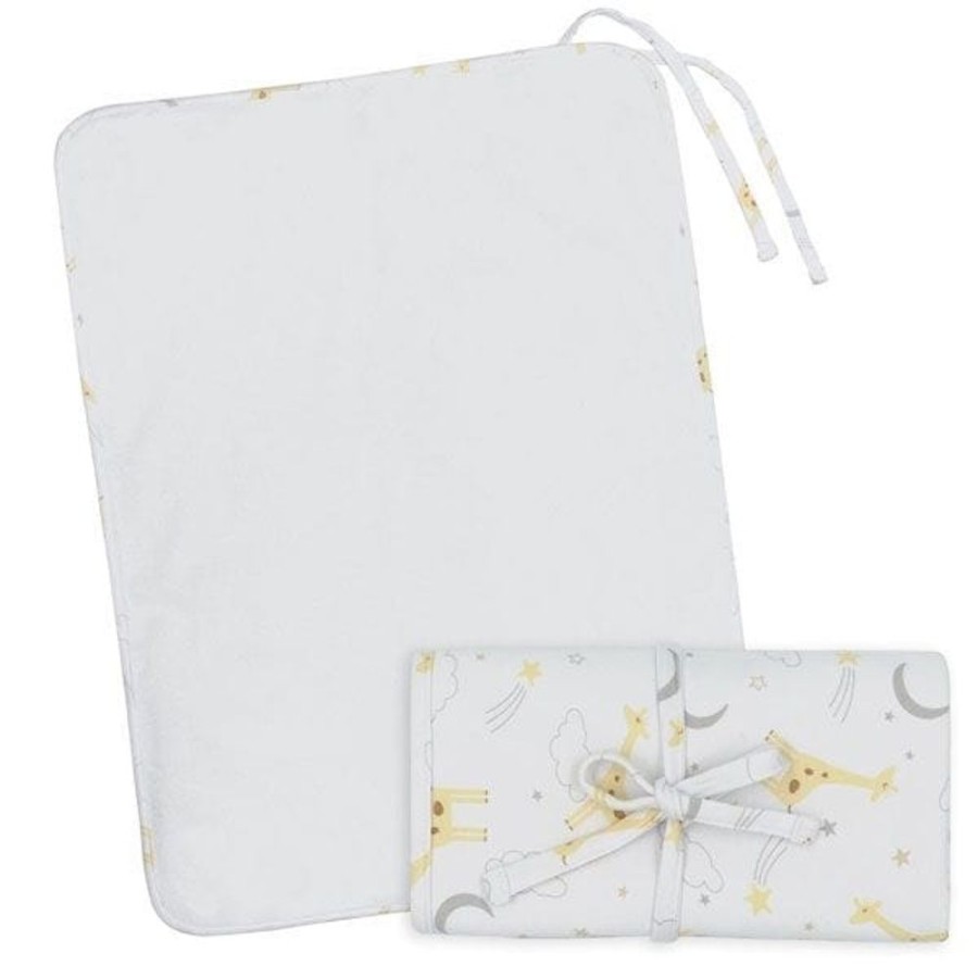 Shop Other Categories Living Textiles Nappy Bags | Living Textiles Waterproof Travel Change Mat - Noah Noah/Stars