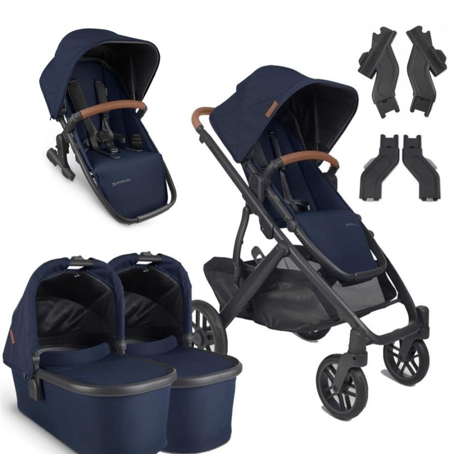 Prams & Strollers Uppababy | Uppababy Vista V2 Twin Pram Package ( ) Noa