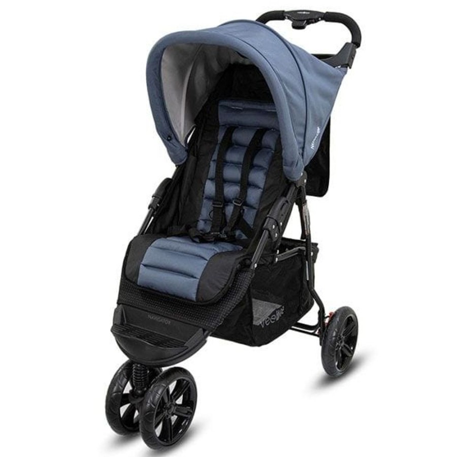 Prams & Strollers VeeBee | Veebee Navigator Stroller 3 Wheel Glacier