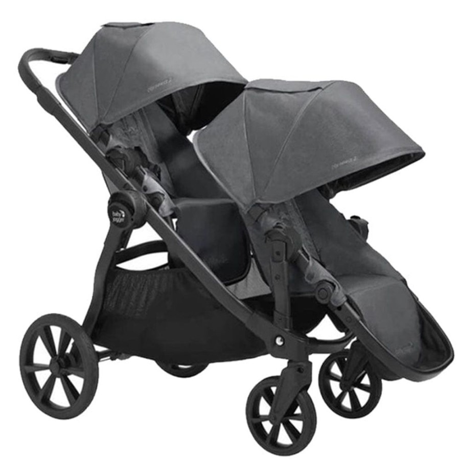 Prams & Strollers Baby Jogger | Baby Jogger City Select 2 Pram & Second Seat Package Radiant Slate