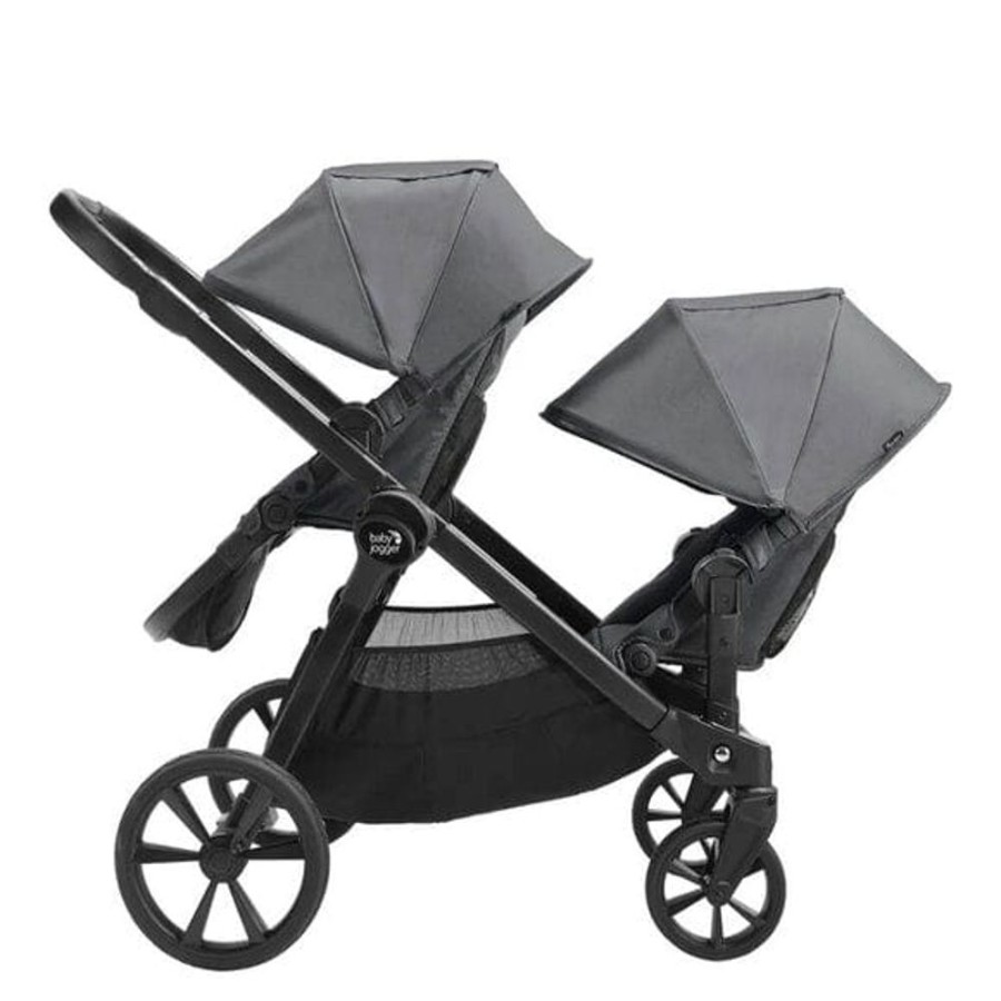 Prams & Strollers Baby Jogger | Baby Jogger City Select 2 Pram & Second Seat Package Radiant Slate