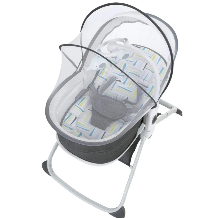 Nursery Furniture Love N Care | Love N Care 6-In-1 Eternity Bassinet Grey