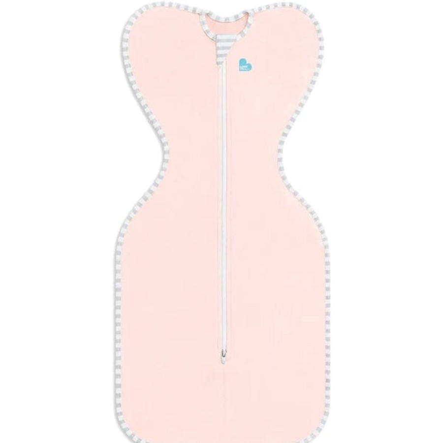 Shop Other Categories Love To Dream Sleeping Bags & Suits | Love To Dream Swaddle Up Lite 0.2 Tog Medium 6-8.5Kg Light Pink