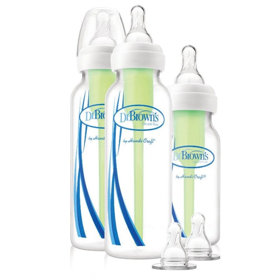 Shop Other Categories Dr Browns Newborn Feeding | Dr Browns Options+ Narrow Neck Feeding Bottle Starter Kit