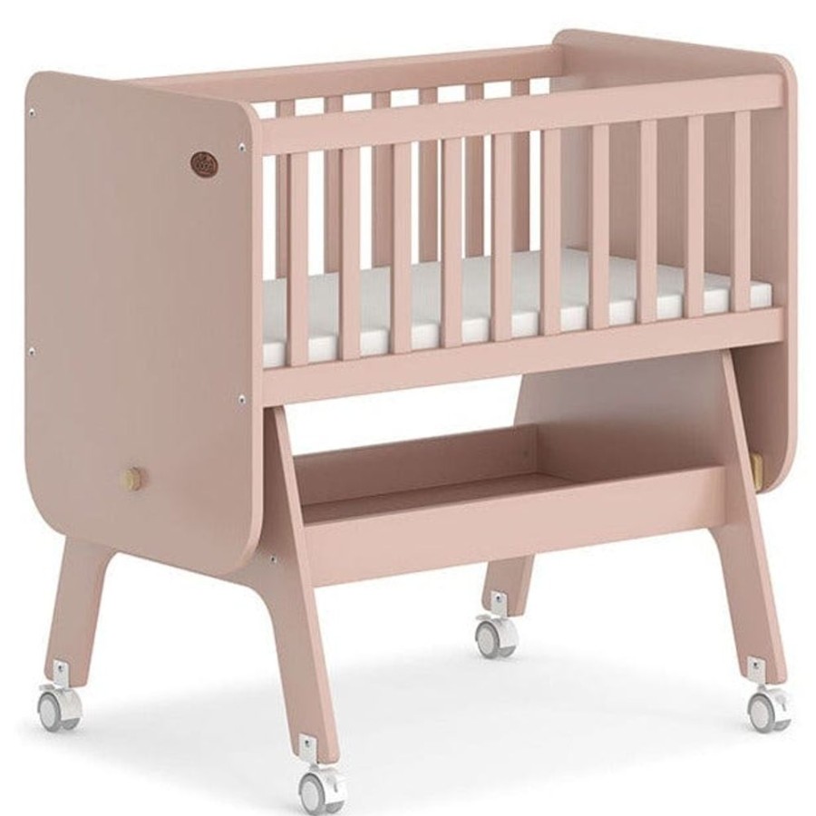 Nursery Furniture Boori | Boori Neat Rocking Cradle Cherry And Almond (Mattress Included) - Pre Order February Cherry/Almond