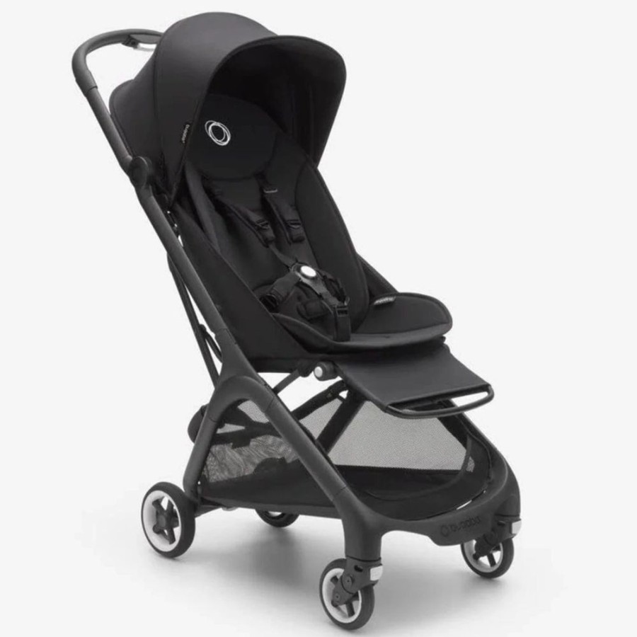 Prams & Strollers Bugaboo | Bugaboo Butterfly Travel Stroller ( ), Maxi Cosi Mico Plus Isofix Capsule (Onyx) And Adapter Package Midnight Black