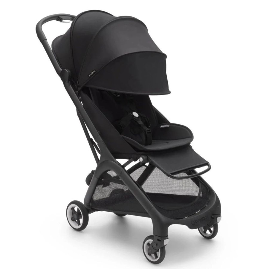 Prams & Strollers Bugaboo | Bugaboo Butterfly Travel Stroller ( ), Maxi Cosi Mico Plus Isofix Capsule (Onyx) And Adapter Package Midnight Black