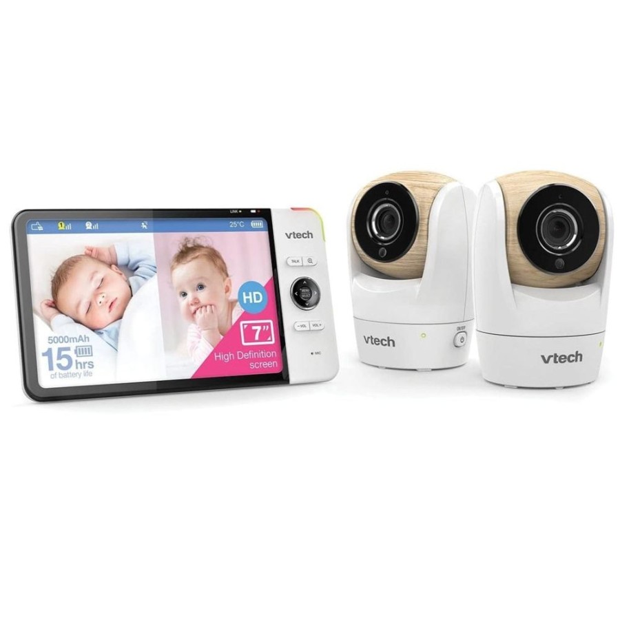 Shop Other Categories Vtech Baby Monitors | Vtech Bm7750Au 2-Camera Pan & Tilt Video & Audio Monitor