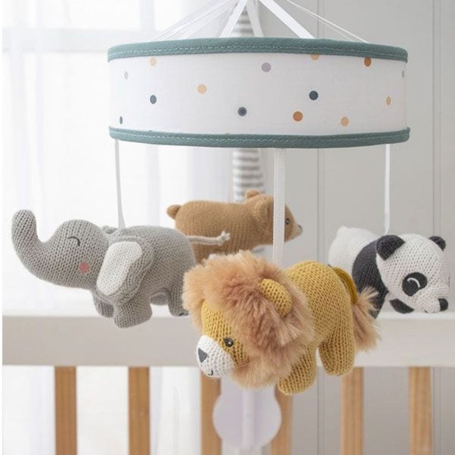 Shop Other Categories Lolli Living Bassinet & Cot Linen | Living Textiles Musical Mobile Set Day At The Zoo